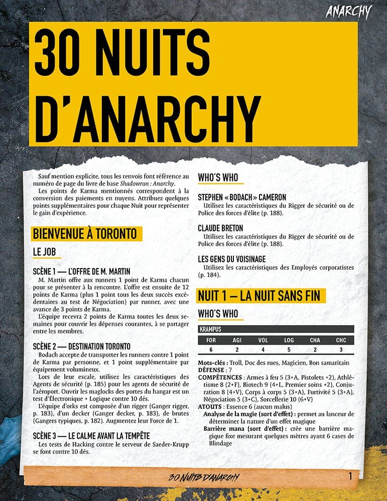 30 nuits d'Anarchy