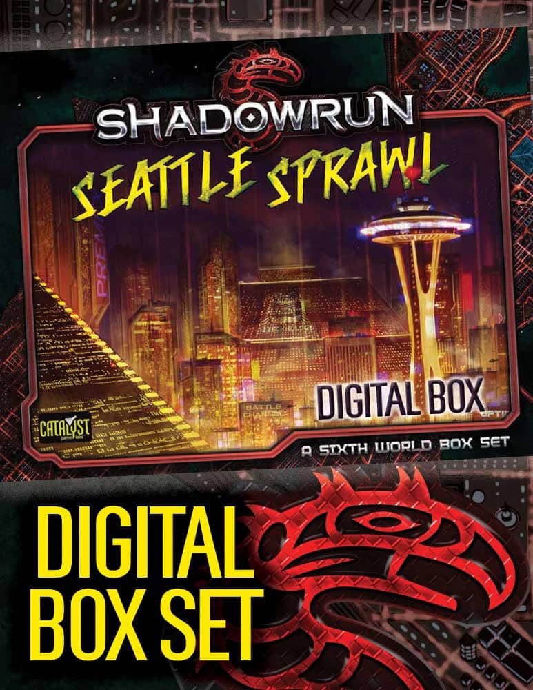 Couverture Seattle Sprawl Digital Box - Shadowrun 5