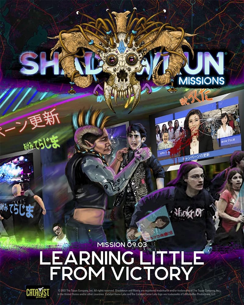 SRM903 - Shadowrun mission- Learning Little from Victory