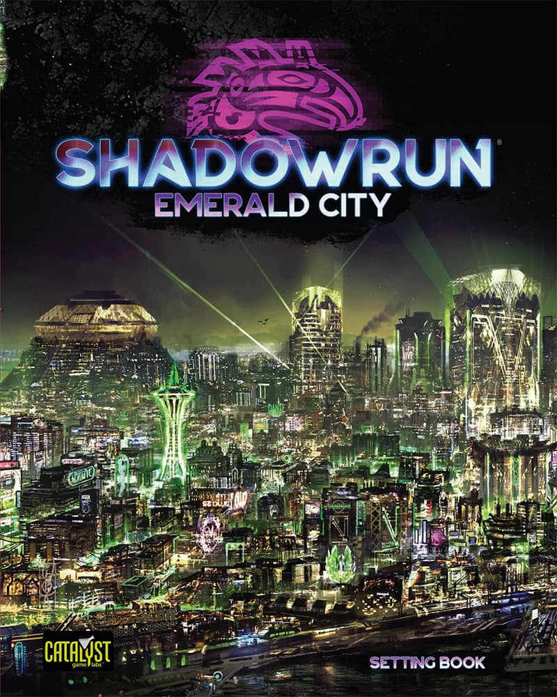 Couverture Shadowrun 6 - Seattle - La cité d'émeraude - Emerald city